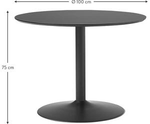 Okrúhly stôl Menorca, Ø 100 cm