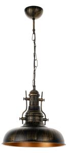 Brilagi - Luster na reťazi PYRONIC 1xE27/40W/230V, priemer 32 cm, bronzová s patinou