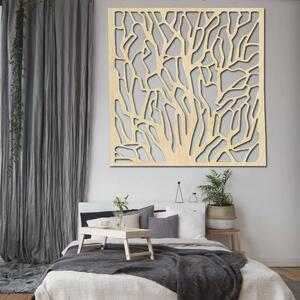 Vyrezávaný drevený obraz na stenu z preglejky | KORNER: Prírodná preglejka - Topoľ natural Rozmer 30 x 30 cm 3868-42160 PR0263 HEU+