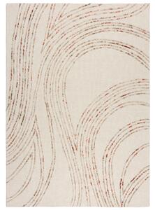 Flair Rugs Kusový koberec Memphis Abstract Swirl Natural/Orange - 80x150 cm