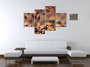 Gario 4 dielny obraz na plátne Kávové bohatstvo Veľkosť: 120 x 80 cm