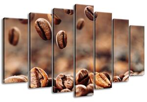 Gario 7 dielny obraz na plátne Kávové bohatstvo Veľkosť: 210 x 150 cm