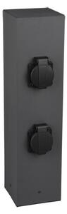 Trio 9964-42 zásuvkový stĺpik Garden Socket 4zásuvky | max 3600W - typ schuko, antracit
