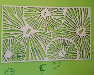 Abstraktný obraz na stenu z preglejky 3D efekt SAMUEL: Prírodná preglejka - Topoľ natural 46 x 80 cm 3916-45061 PR0300 HEU+