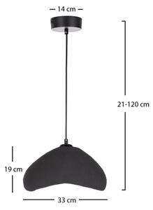 Brilagi - Luster na lanku WABI SABI 1xE27/40W/230V pr. 33 cm čierny