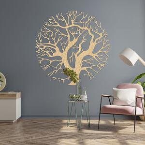 Drevený obraz na stenu strom v kruhu | ZITNAK: Preglejka Topoľ - Honey 3071 30 x 30 cm 3926-94365 PR0309