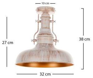Brilagi - Stropné svietidlo PYRONIC 1xE27/40W/230V priemer 32 cm krémová/patina