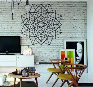 Geometrický obraz na stenu z preglejky - FOGORI: Prírodná preglejka - Topoľ natural Rozmer 50 cm 3958-49282 PR0335