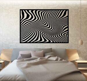 Dekoračný obraz na stenu zebra aj čierny: Preglejka - Biela farba 40 x 70 cm 3951-52485 PR0328 PREGLEJKA