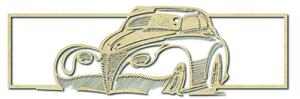 Retro stylizované drevené auto – dekoratívny obraz na stenu - SAMUEL: Prírodná preglejka - Topoľ natural 119 x 35 cm 3949-48935 PR0326