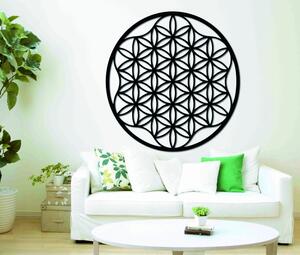 Obraz mandala na stenu z preglejky do 120 cm: Prírodná preglejka - Topoľ natural Rozmer 50 cm 3964-49819 PR0337