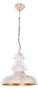 Brilagi - Luster na reťazi PYRONIC 1xE27/40W/230V pr. 32 cm krémová/patina