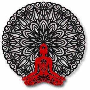 3D Obraz na stenu Buddha v mandale 50, 70, 90 cm: Preglejka Topoľ Preglejka Topoľ Rozmer 50 cm 4007-54819 PR0367