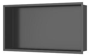 Vstavaná polička SAT Aurum matná čierna 60x30 cm SATAURN6030MB