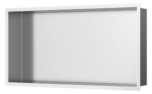 Vstavaná polička SAT Aurum kartáčovaná oceľ 60x30 cm SATAURN6030BS