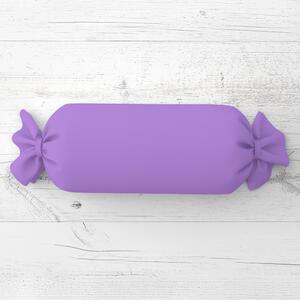 Biante Vankúš valec bonbon Rongo RG-038 Svetlo fialový 15x40 cm