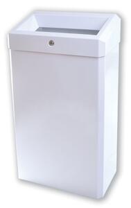 Závesný odpadkový kôš Merida Stella 27 l, otvorený, biela