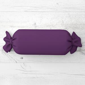 Biante Vankúš valec bonbon Rongo RG-064 Tmavo fialový 15x40 cm