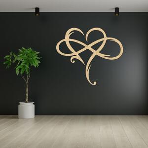 Drevený obraz na stenu srdce | LOVE: Preglejka Topoľ - Honey 3071 30 x 26 cm 4039-87227 PR0389