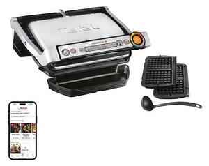 OptiGrill+ INOX WAFFLES Multifunkčný elektrický gril TEFAL GC716D12