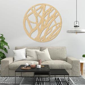 Drevený obraz na stenu kruh - FLORIN: Preglejka Topoľ - Honey 3071 20 cm 4043-86188 PR0391