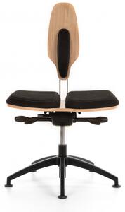 NESEDA Standard pracovná stolička Čierna
