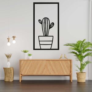 Moderný obraz na stenu kaktus | TABOL: Prírodná preglejka - Topoľ natural 30 x 15 cm 4064-59179 PR0398-B