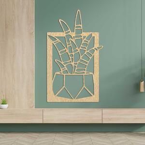 Moderný obraz na stenu sukulent - COCO: Preglejka Topoľ - Honey 3071 90 x 54 cm 4072-107809 PR0402-B
