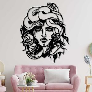 Obraz na stenu msdúza žena - MEDUSA GORGONA: Prírodná preglejka - Topoľ natural 35 x 30 cm 4091-61438 PR0423