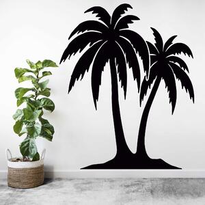 Vyrezávaný obraz na stenu palmy - TROPICAL | SENTOP: Preglejka - Zelená (moridlo) 35 x 30 cm 4103-62230 PR0428 plywood