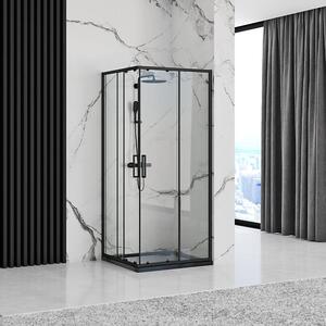 Sprchovací kút REA PUNTO 90x90 - čierna