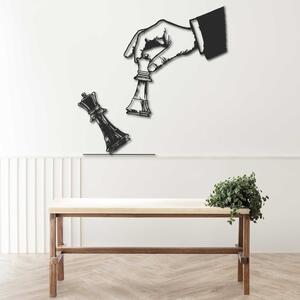 Elegantný dvojdielny obraz šachový dizajn - ŠACHMAT | SENTOP: Prírodná preglejka - Topoľ natural Rozmer 20 x 20 cm 4113-63128 PR0435 plywood