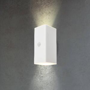LED dobíjacie vonkajšie nástenné svietidlo 3788016, biele, senzor, hore/dole