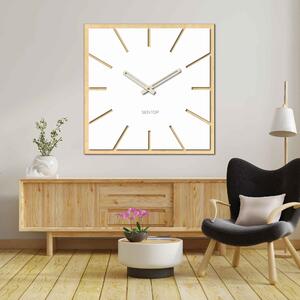 Drevené nástenné hodiny z HDF JAVOR - až 50 x 50 cm | HDFK022: Svetlé HDF - Javor HDF - Javor 30 cm 4198-68035 HDFK022