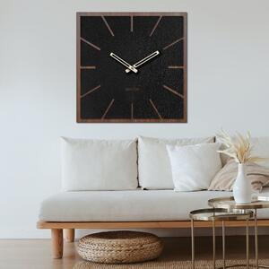 Drevené hodiny na stenu - KIOPO: Svetlé HDF - Orech Wenge HDF - Orech Wenge 30 cm 4200-68251 HDFK023