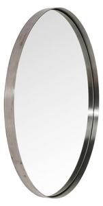 Curve Round zrkadlo hnedé Ø100 cm