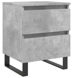 Nočný stolík sivý 40x35x50 cm kompozitné drevo