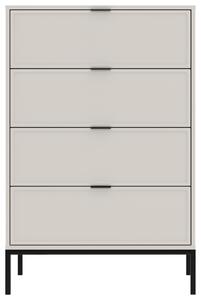 KOMODA, čierna, kašmírová, 75,9/115,5/40 cm MID.YOU - Komody, Online Only