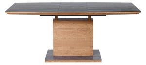 Jedálenský stôl Caminne (dub zlatý + tmavosivá) (pre 6 až 8 osôb). Vlastná spoľahlivá doprava až k Vám domov. 1028050