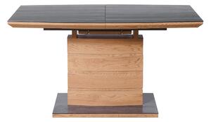 Jedálenský stôl Caminne (dub zlatý + tmavosivá) (pre 6 až 8 osôb). Vlastná spoľahlivá doprava až k Vám domov. 1028050