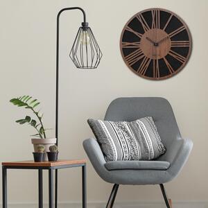 Nástenné drevené hodiny rímske číslice - Sentop | HDFK029 | orech wenge: Svetlé HDF - Orech Wenge HDF - Orech Wenge 30 cm 4231-70726 HDFK029-orech wenge