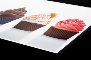 DIMEX | Plexisklo za kuchynskú linku PGT-06040-232 | 60 x 40 cm Cupcaky