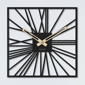 Hodiny na stenu - Sentop | HDFK030 | drevené: Svetlé HDF - Dub 30 cm 4237-71386 HDFK030