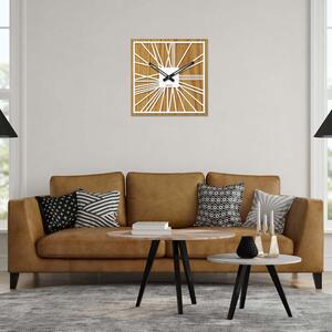 Drevené hodiny na stenu - Sentop | HDFK031 | dub: Svetlé HDF - Dub HDF - Dub 30 cm 4240-71583 HDFK031-dub