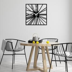 Nástenné hodiny z plexiskla - Sentop | X0111 | farebné: Šedá kovová Ral 7005 Strieborné ručičky 30 cm 4242-71772 X0111