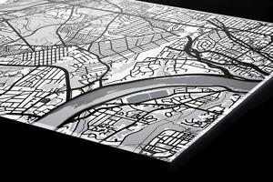 DIMEX | Plexisklo za kuchynskú linku PGT-06040-186 | 60 x 40 cm Mapa Washingtonu D.C