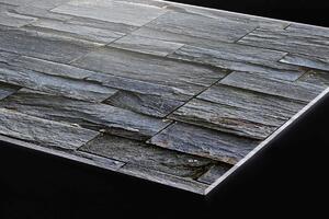 DIMEX | Plexisklo za kuchynskú linku PGT-06040-248 | 60 x 40 cm Bridlicový kamenný múr