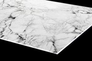 DIMEX | Plexisklo za kuchynskú linku PGT-06040-156 | 60 x 40 cm Biely mramor