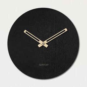 Minimalistické hodiny na stenu kruh - POLTEX: HDF - Javor Svetlé 30 cm 4253-99227 HDFK037
