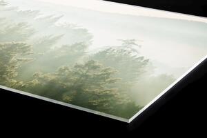 DIMEX | Plexisklo za kuchynskú linku PGT-06040-196 | 60 x 40 cm Slnečné lúče nad lesom